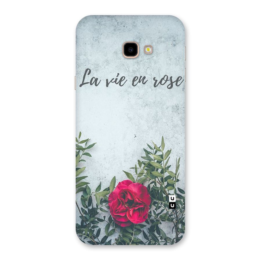 Rose Life Back Case for Galaxy J4 Plus