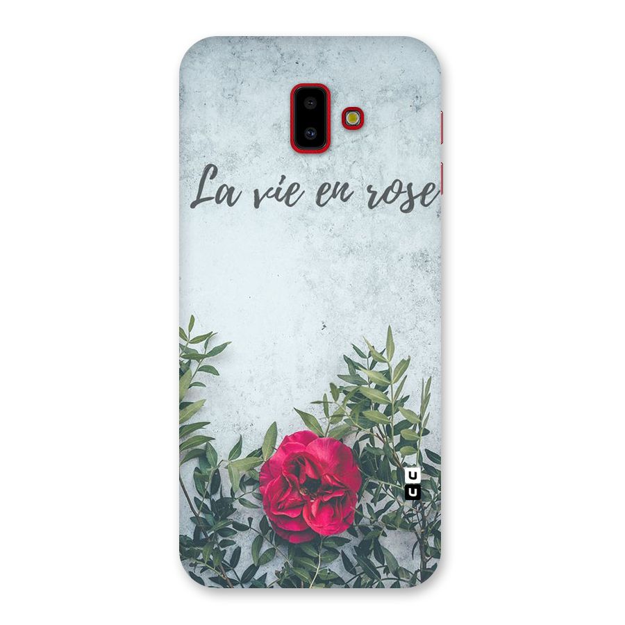 Rose Life Back Case for Galaxy J6 Plus