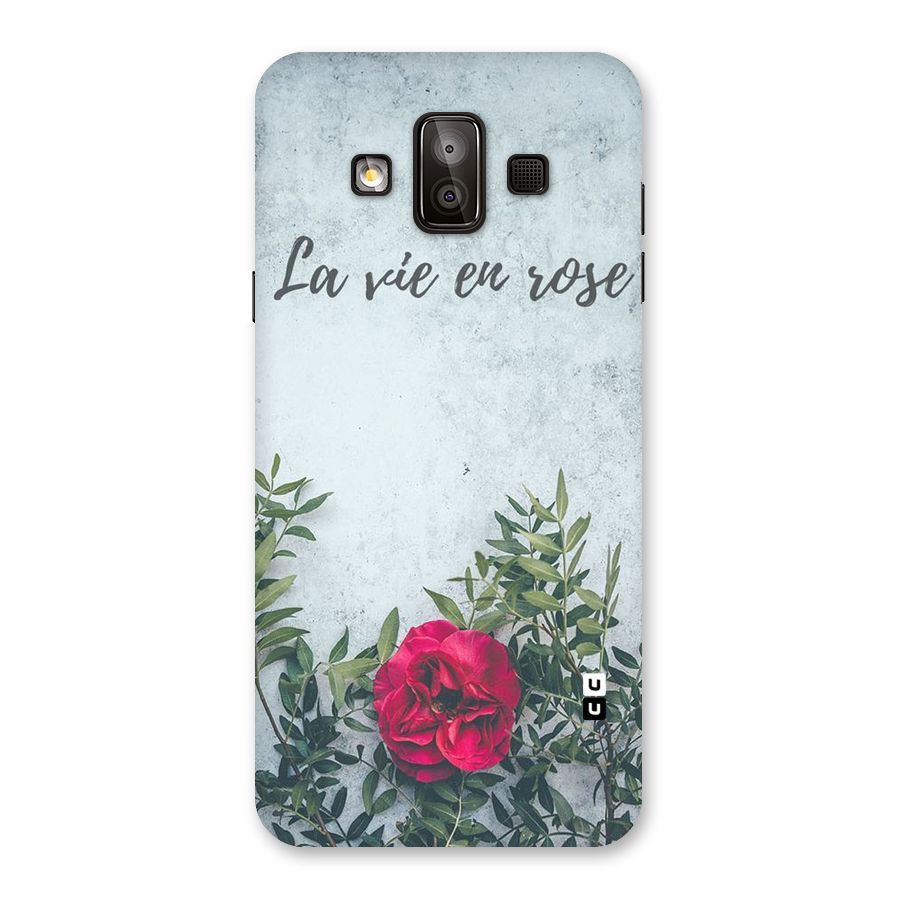 Rose Life Back Case for Galaxy J7 Duo