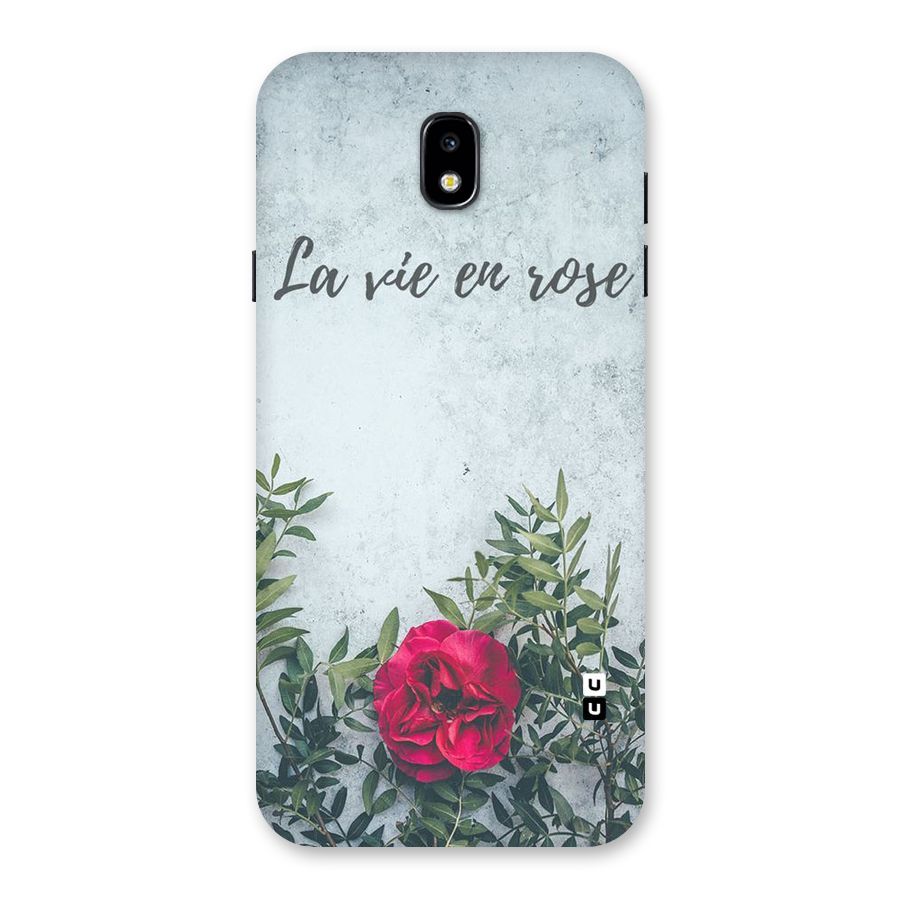 Rose Life Back Case for Galaxy J7 Pro