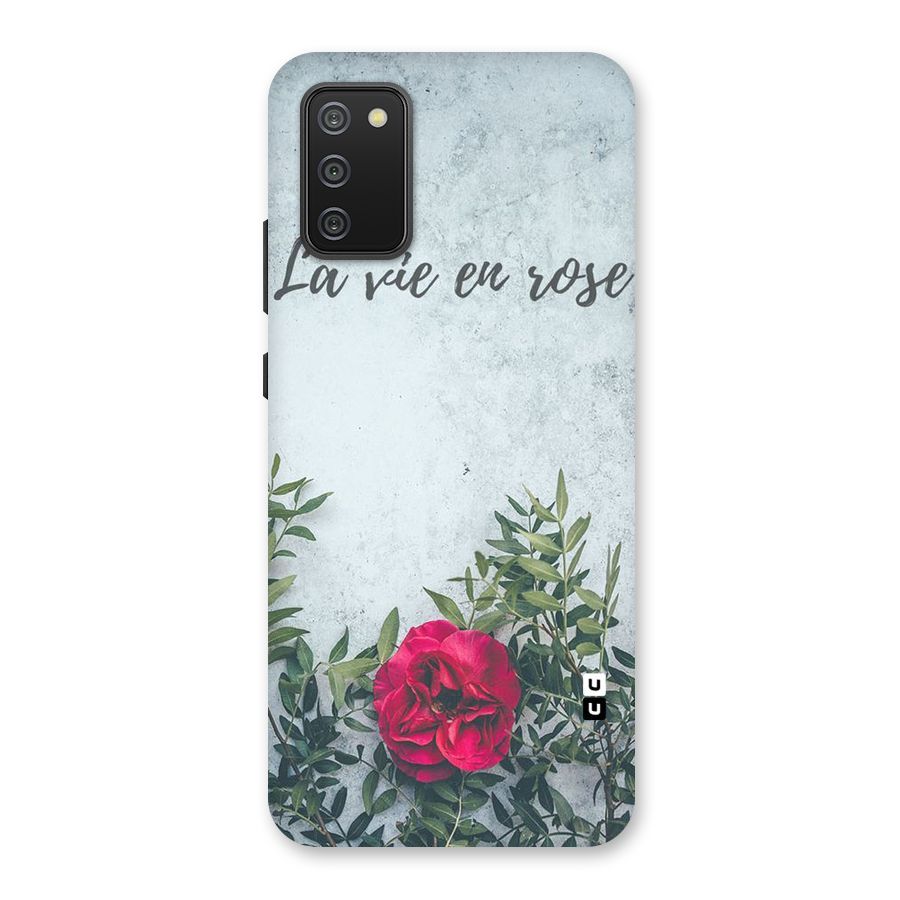 Rose Life Back Case for Galaxy M02s