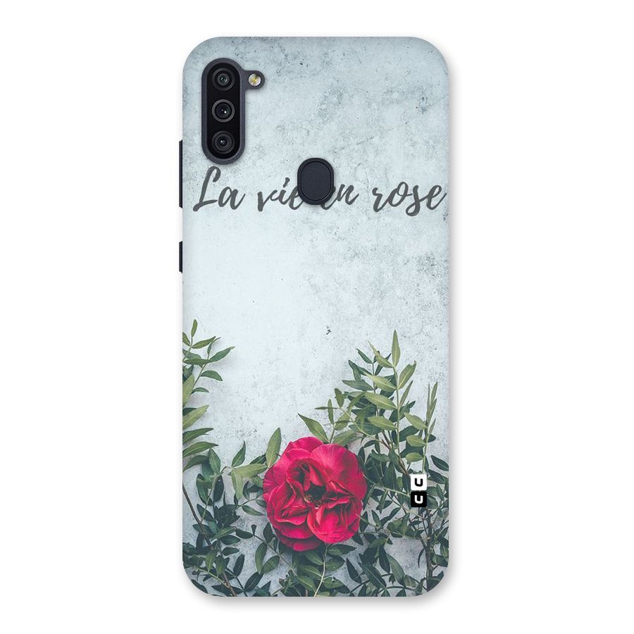 Rose Life Back Case for Galaxy M11