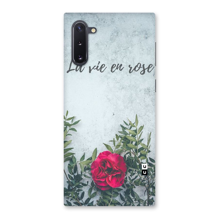 Rose Life Back Case for Galaxy Note 10