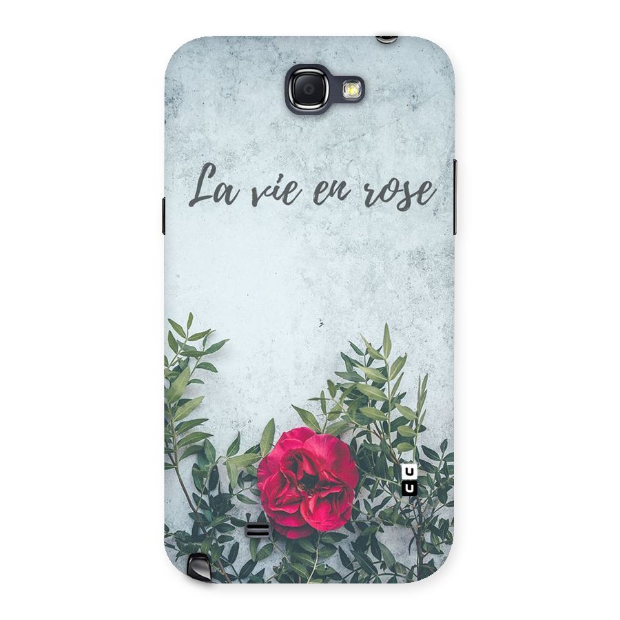Rose Life Back Case for Galaxy Note 2