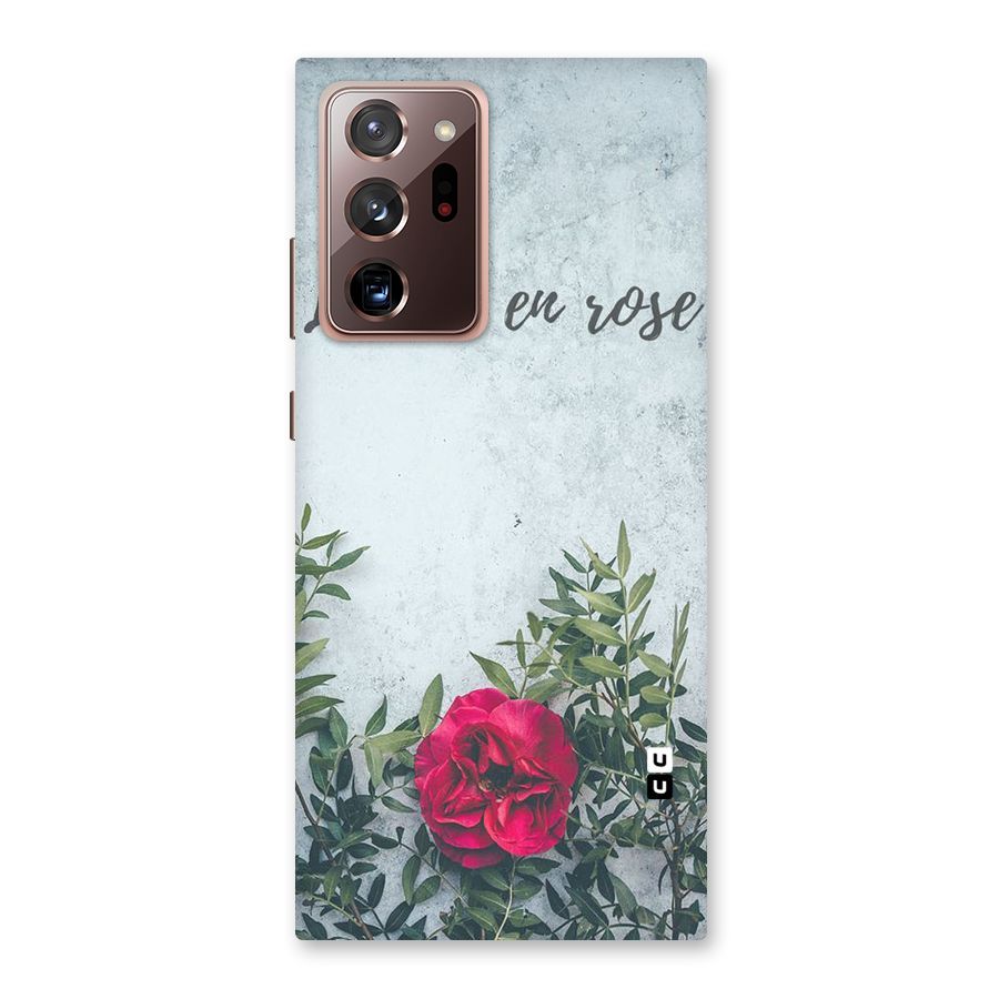 Rose Life Back Case for Galaxy Note 20 Ultra