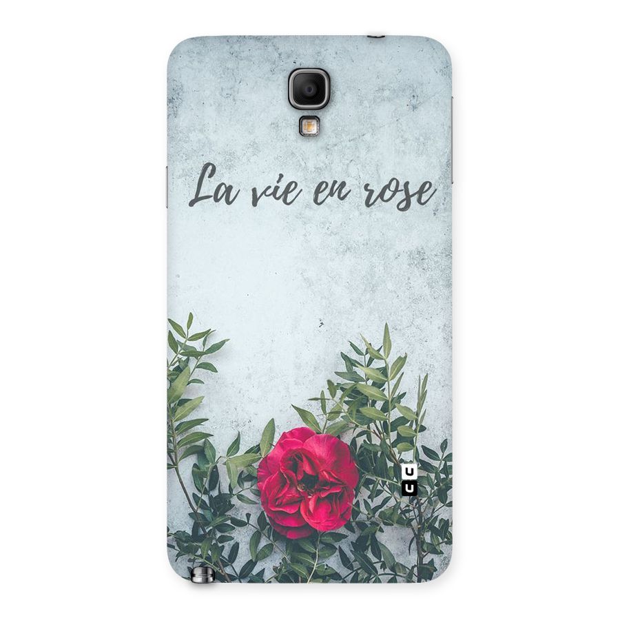 Rose Life Back Case for Galaxy Note 3 Neo