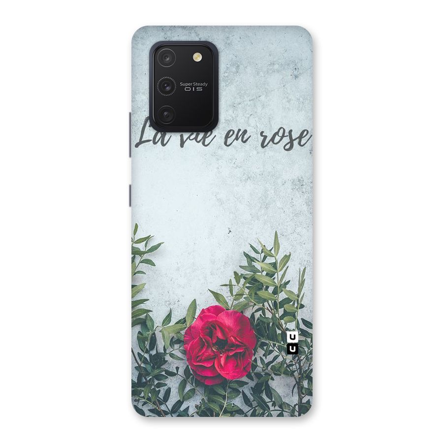 Rose Life Back Case for Galaxy S10 Lite