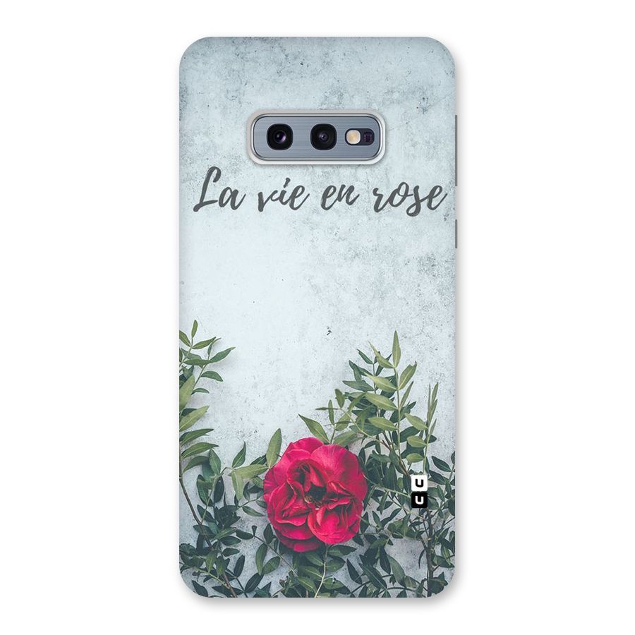 Rose Life Back Case for Galaxy S10e