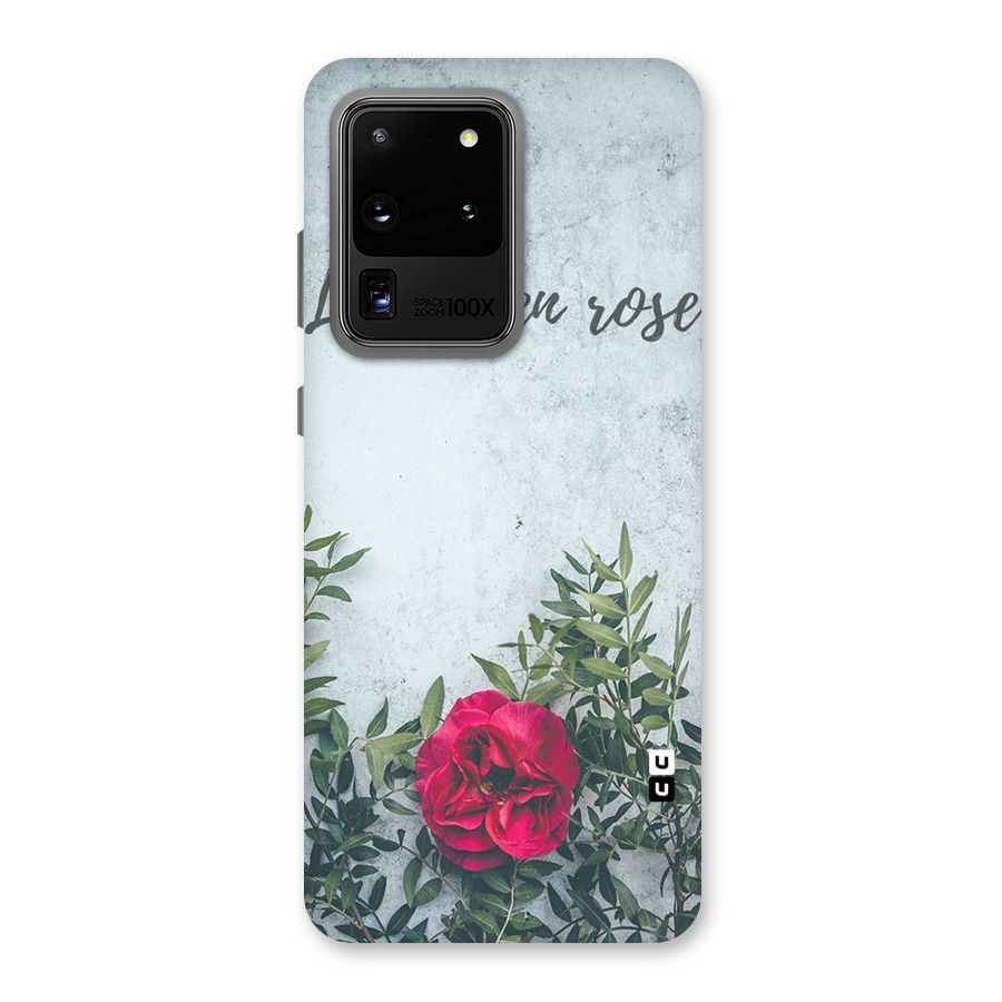 Rose Life Back Case for Galaxy S20 Ultra