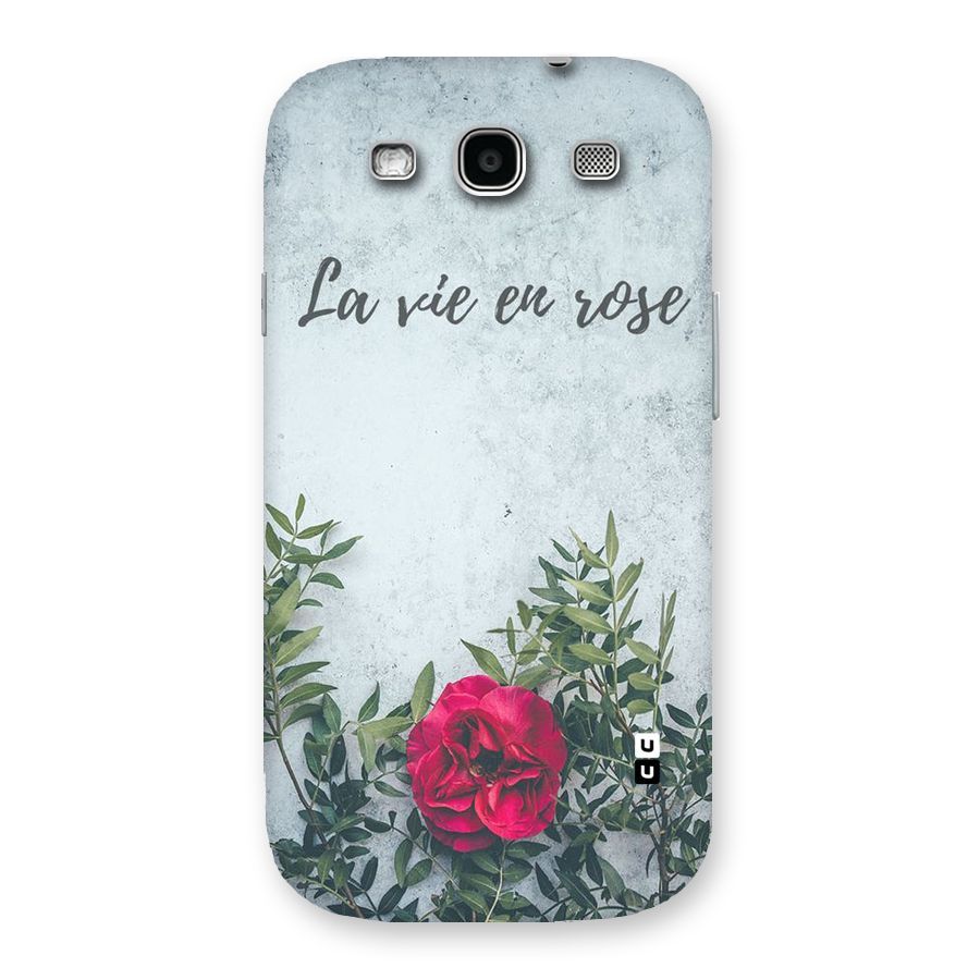 Rose Life Back Case for Galaxy S3