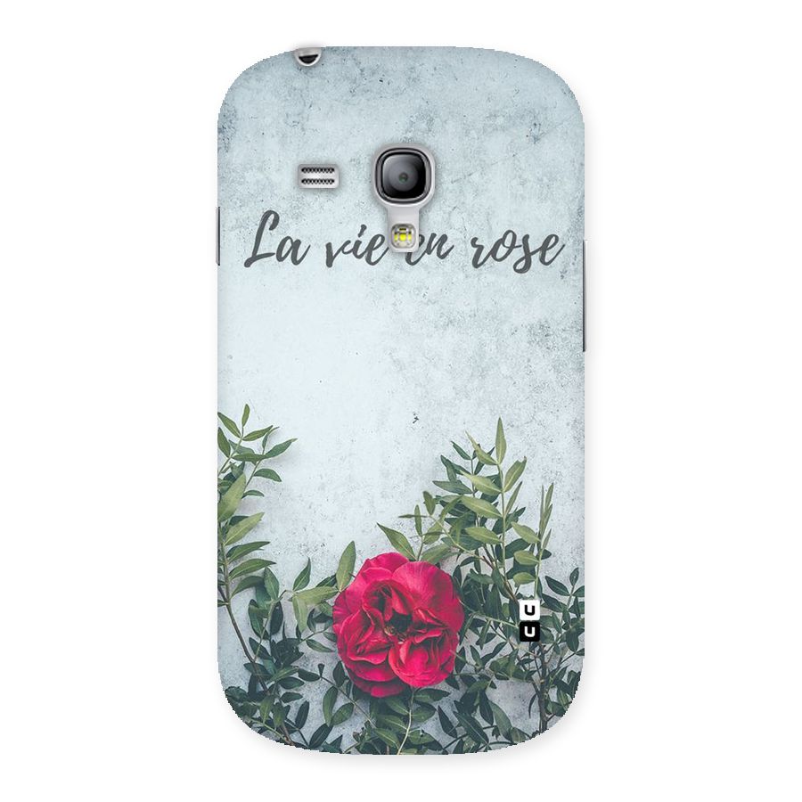 Rose Life Back Case for Galaxy S3 Mini