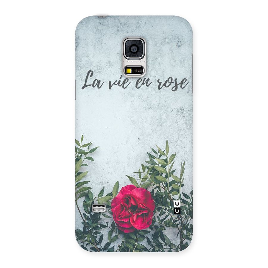 Rose Life Back Case for Galaxy S5 Mini