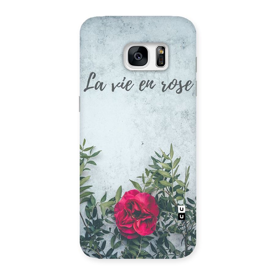 Rose Life Back Case for Galaxy S7 Edge