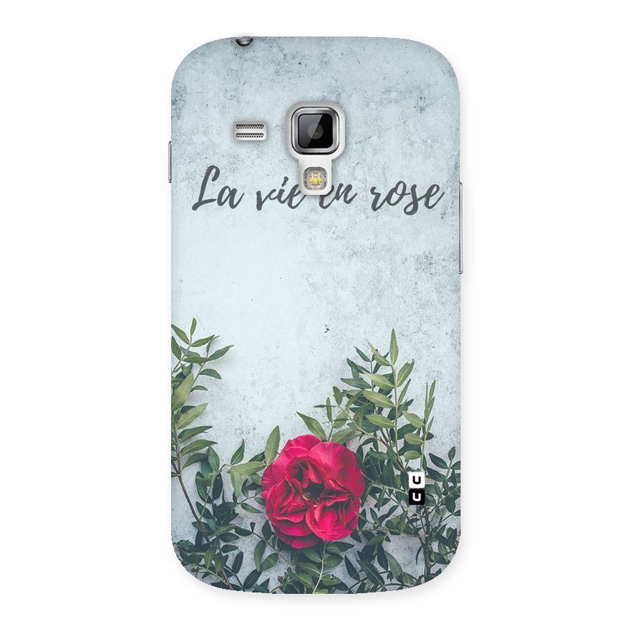 Rose Life Back Case for Galaxy S Duos