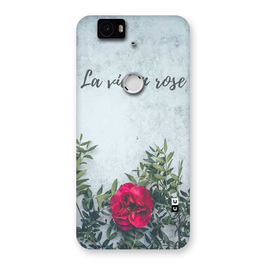 Rose Life Back Case for Google Nexus-6P