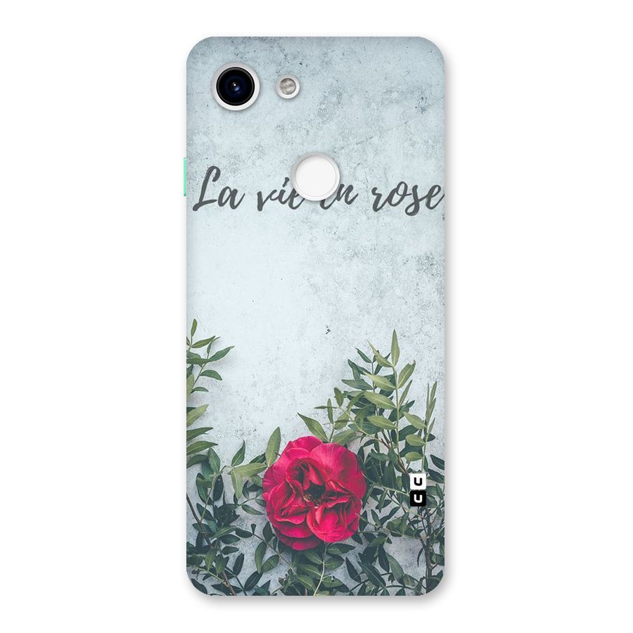 Rose Life Back Case for Google Pixel 3