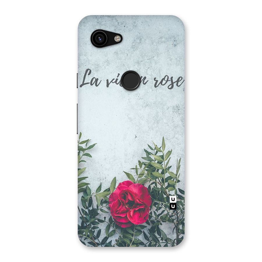 Rose Life Back Case for Google Pixel 3a