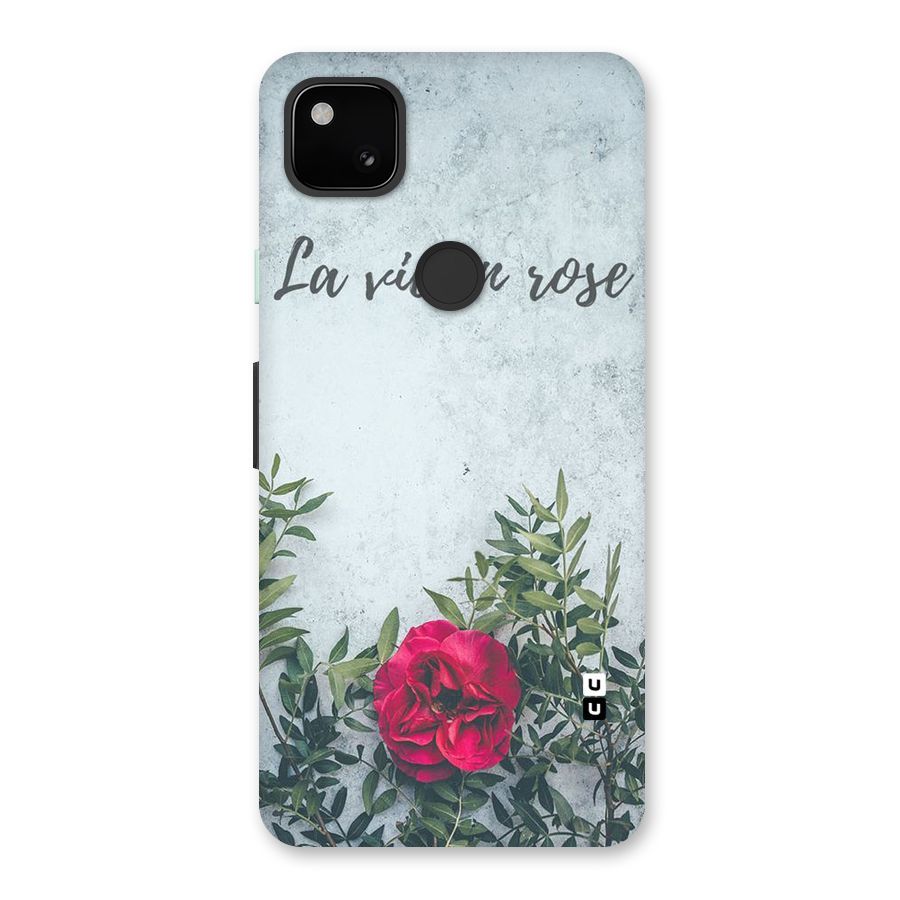 Rose Life Back Case for Google Pixel 4a