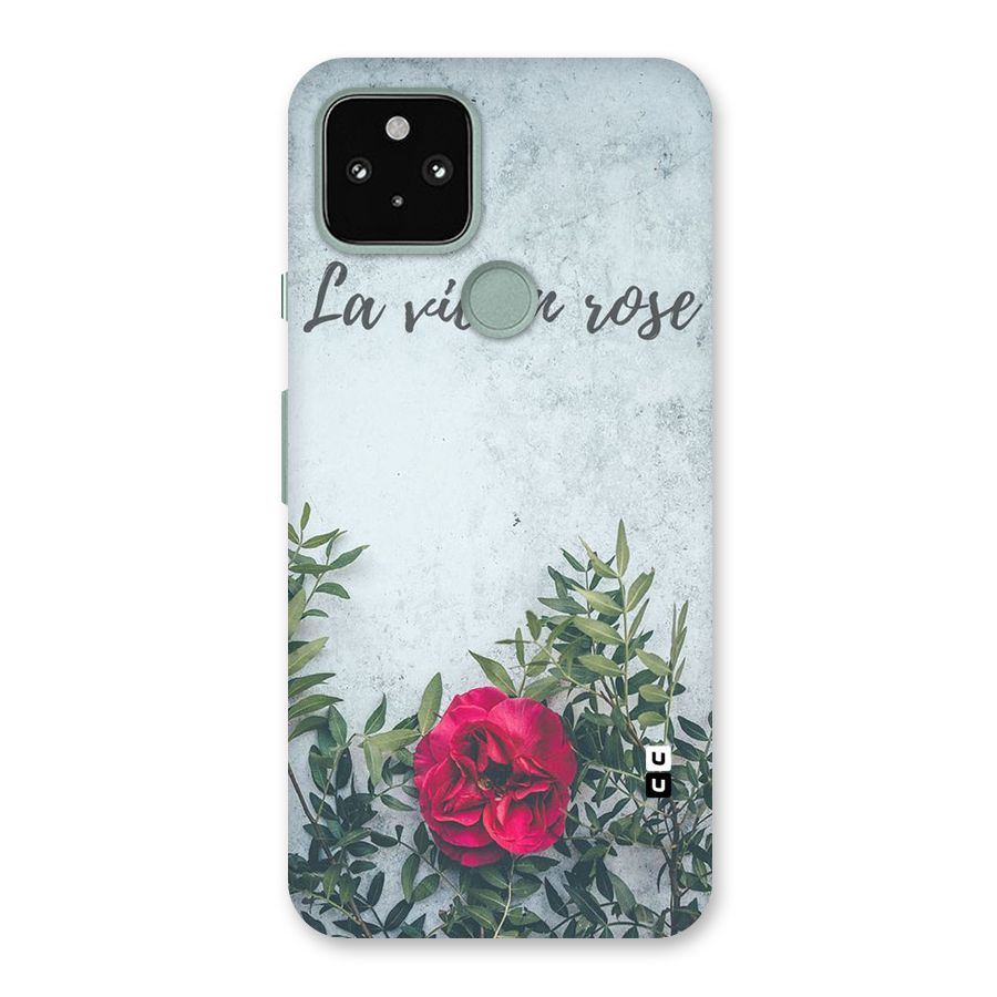 Rose Life Back Case for Google Pixel 5