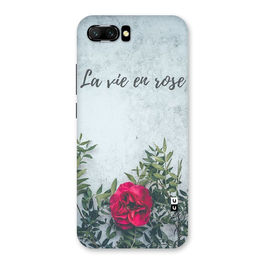 Rose Life Back Case for Honor 10