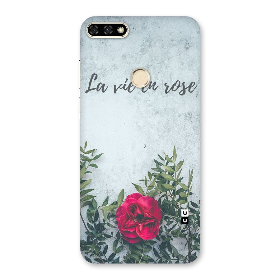 Rose Life Back Case for Honor 7A