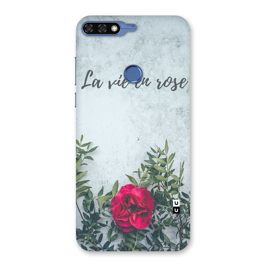 Rose Life Back Case for Honor 7C
