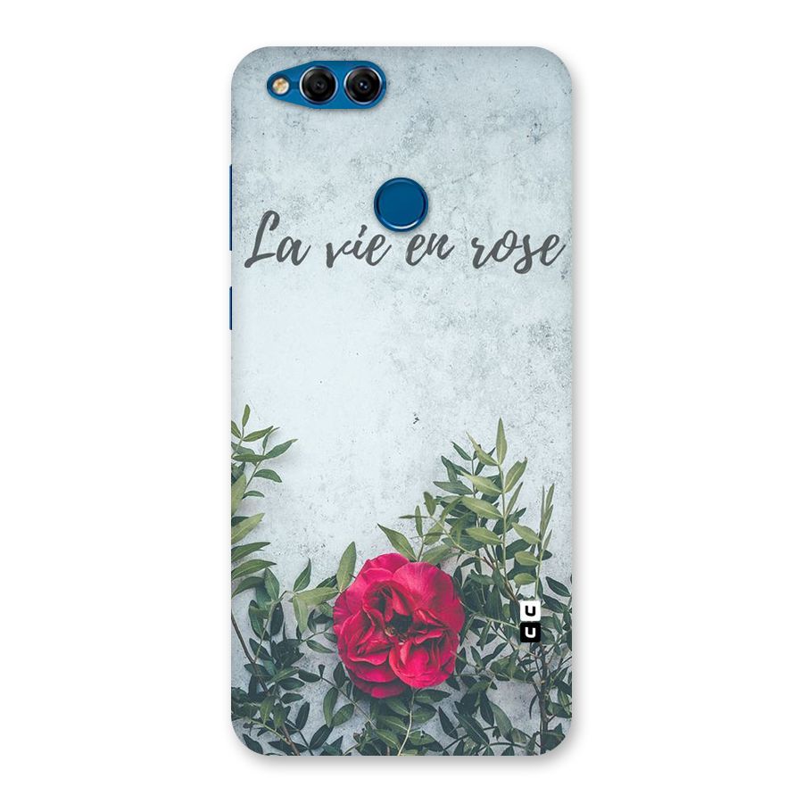Rose Life Back Case for Honor 7X