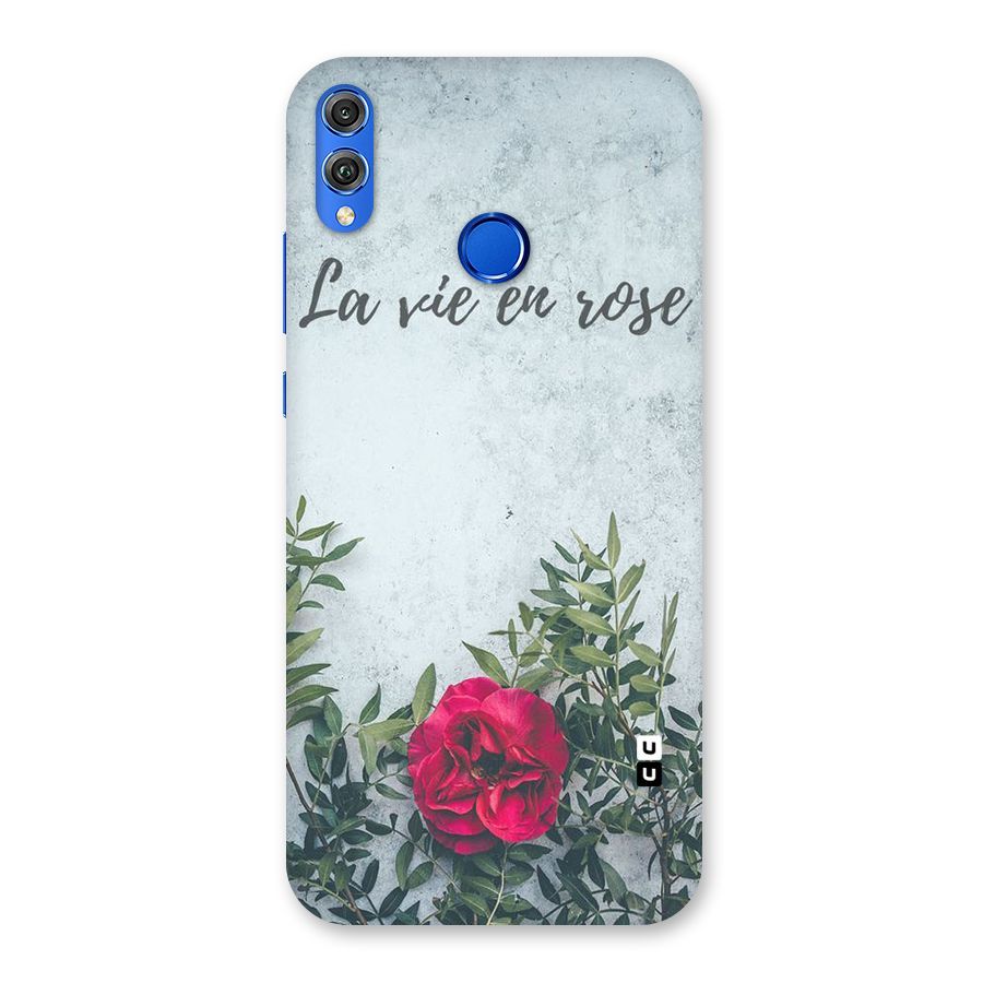 Rose Life Back Case for Honor 8X
