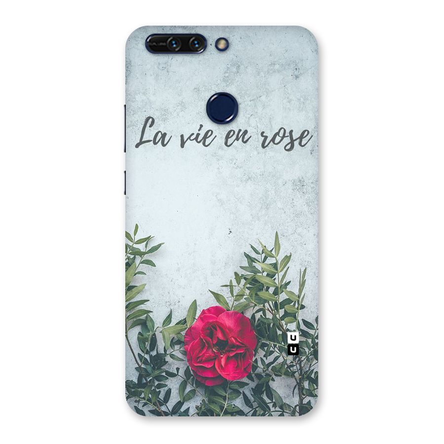 Rose Life Back Case for Honor 8 Pro
