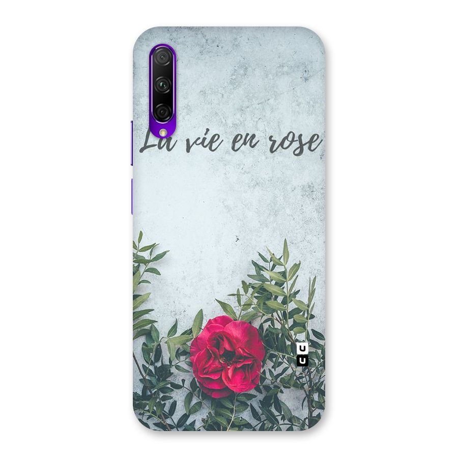 Rose Life Back Case for Honor 9X Pro