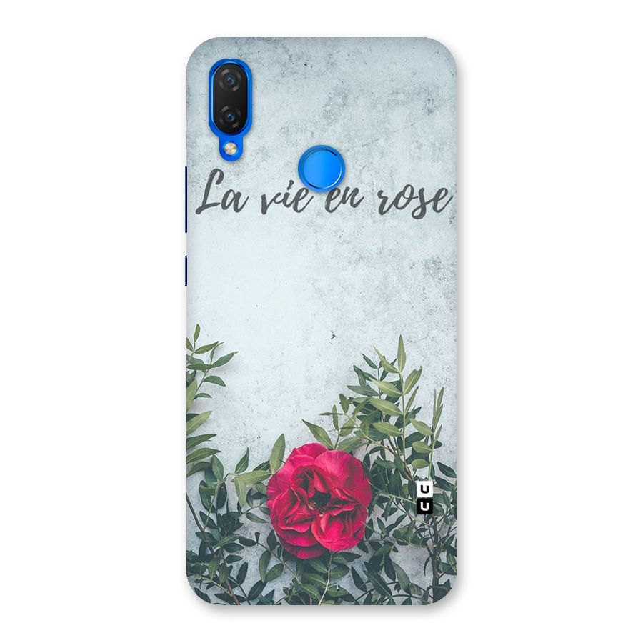Rose Life Back Case for Huawei P Smart+