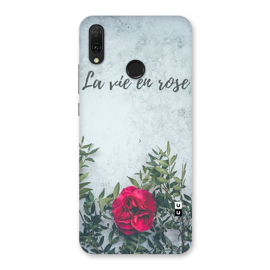 Rose Life Back Case for Huawei Y9 (2019)