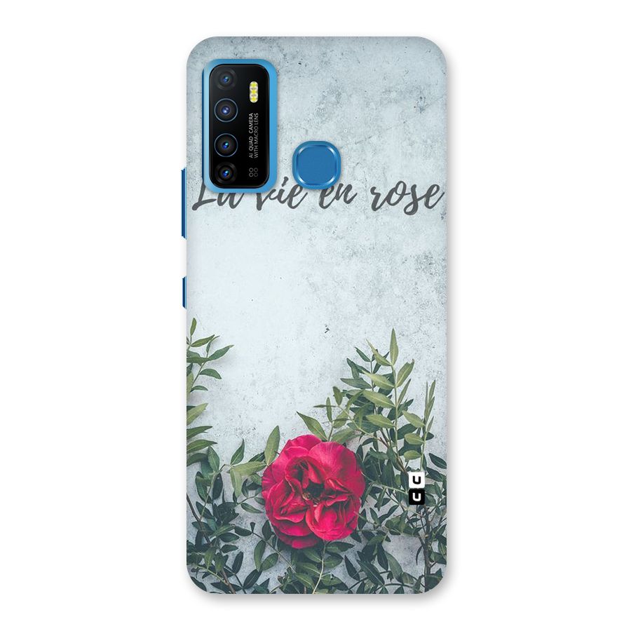 Rose Life Back Case for Infinix Hot 9