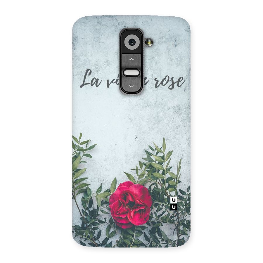 Rose Life Back Case for LG G2