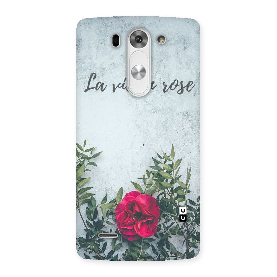 Rose Life Back Case for LG G3 Beat
