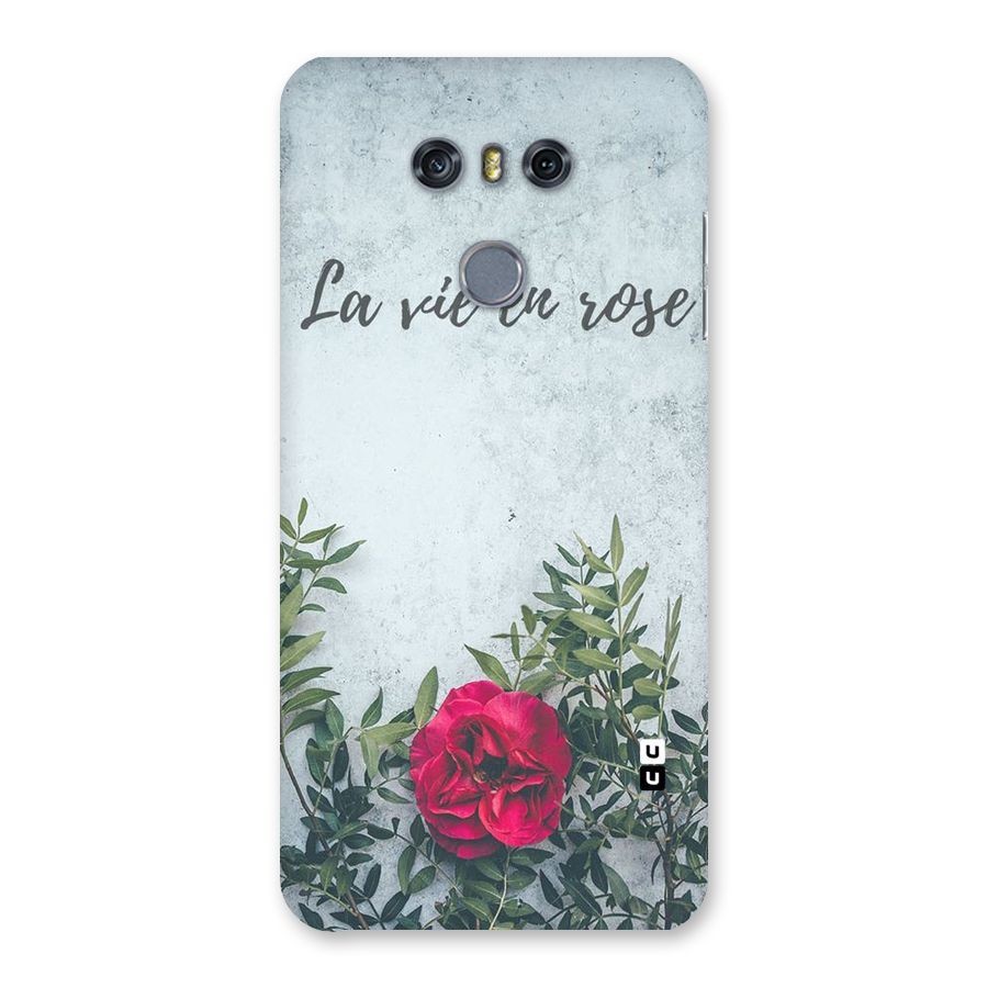 Rose Life Back Case for LG G6