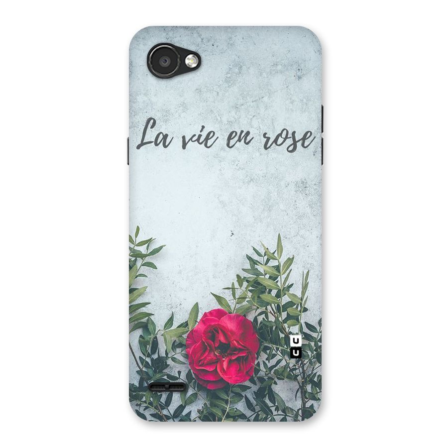 Rose Life Back Case for LG Q6