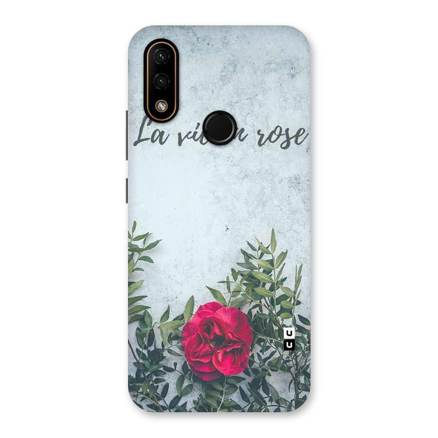 Rose Life Back Case for Lenovo A6 Note