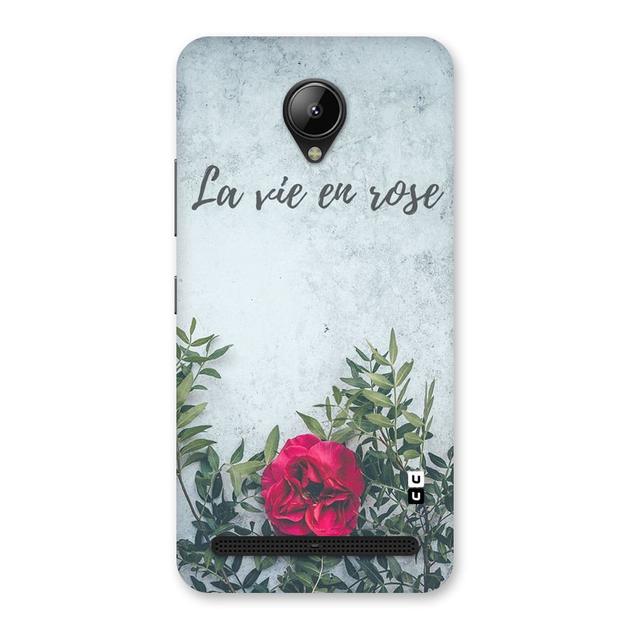 Rose Life Back Case for Lenovo C2