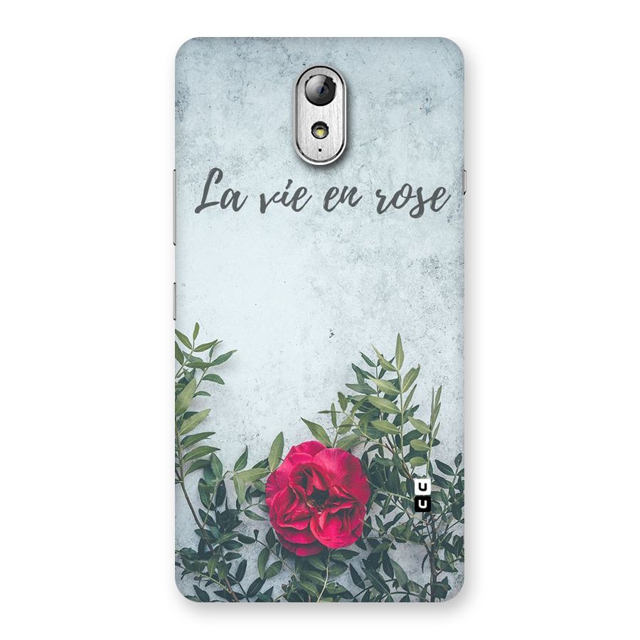 Rose Life Back Case for Lenovo Vibe P1M
