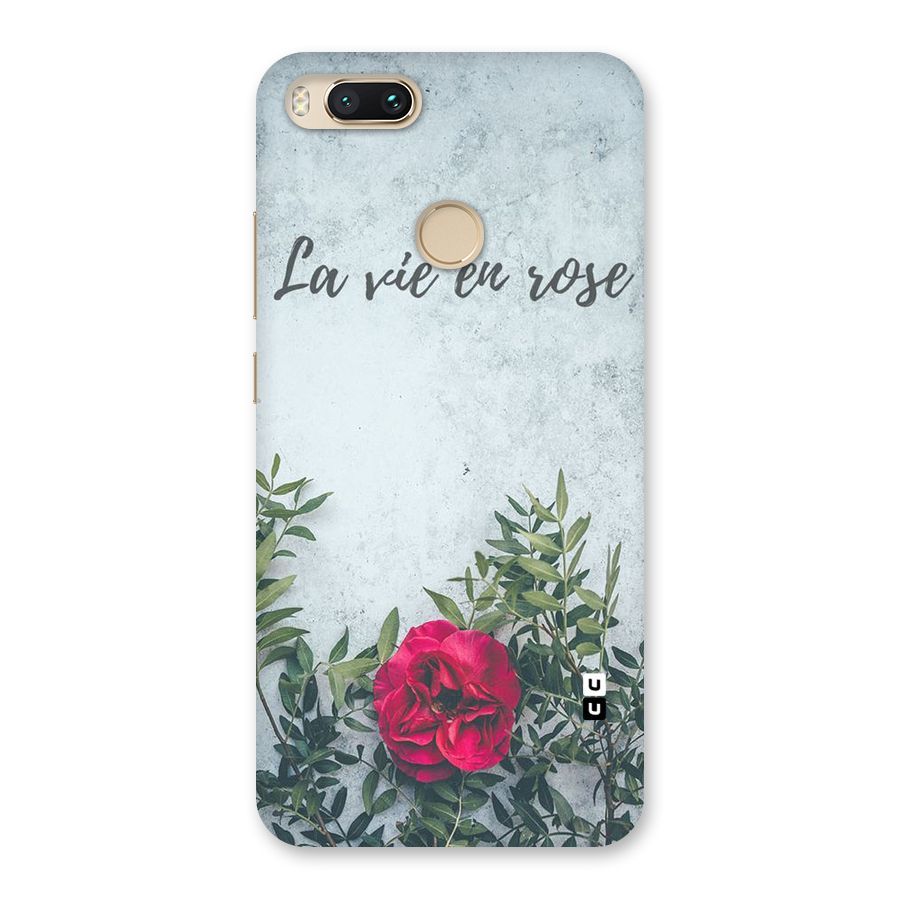 Rose Life Back Case for Mi A1
