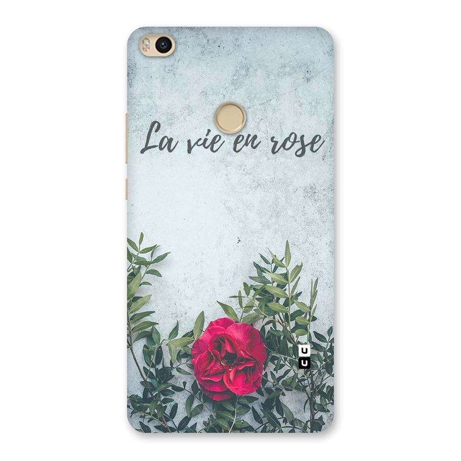 Rose Life Back Case for Mi Max 2