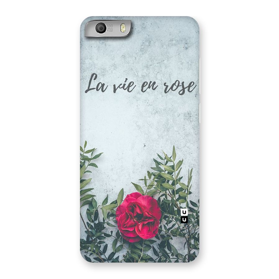 Rose Life Back Case for Micromax Canvas Knight 2
