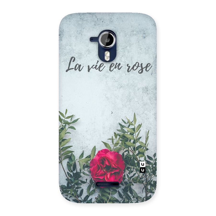 Rose Life Back Case for Micromax Canvas Magnus A117