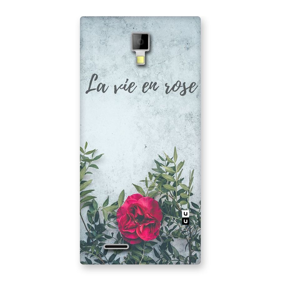 Rose Life Back Case for Micromax Canvas Xpress A99