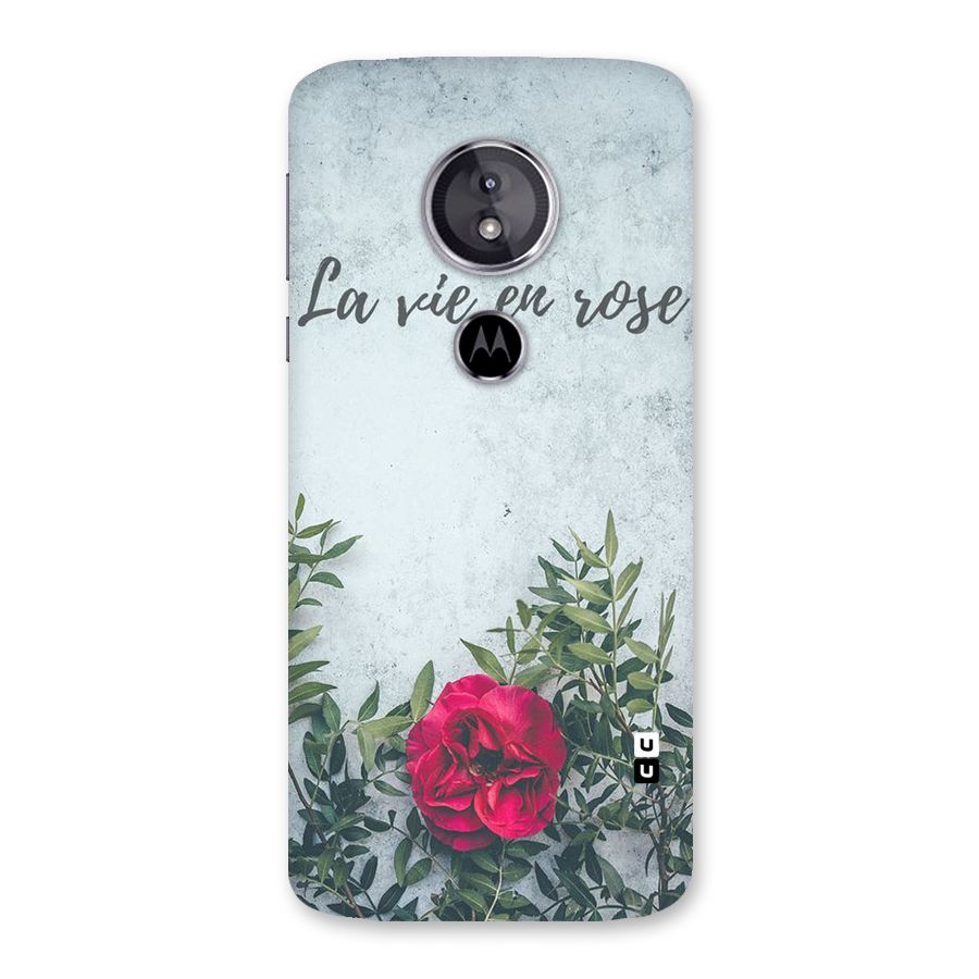 Rose Life Back Case for Moto E5