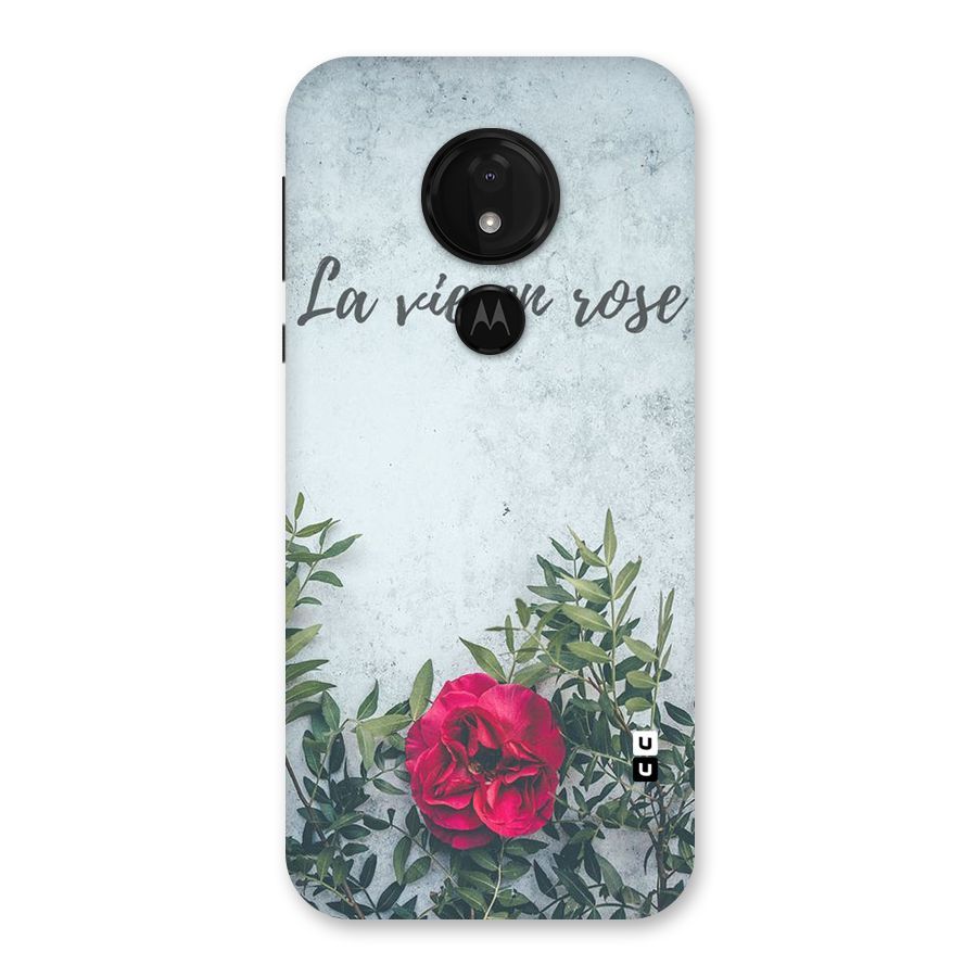 Rose Life Back Case for Moto G7 Power