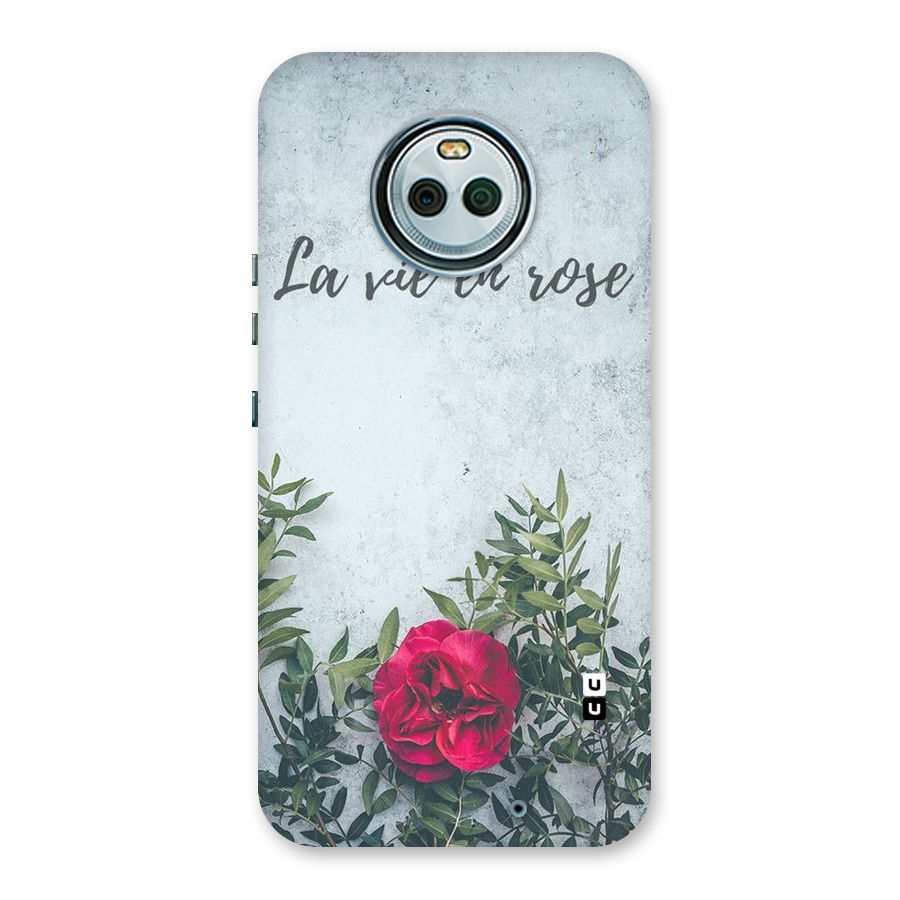 Rose Life Back Case for Moto X4