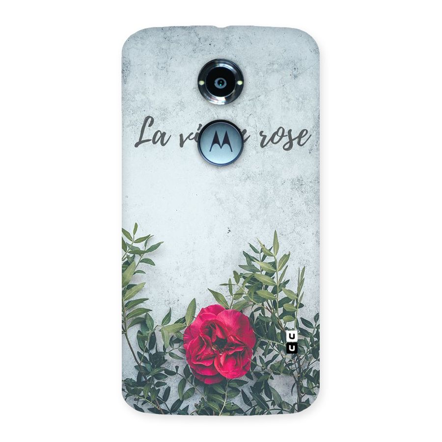 Rose Life Back Case for Moto X 2nd Gen