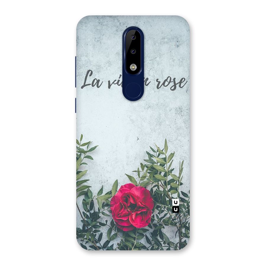 Rose Life Back Case for Nokia 5.1 Plus